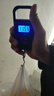 【张晨光代言】手提电子秤手提秤便携式高精度家用快递称弹簧秤称重食物行李称钓鱼用称 长续航充电款黑色50公斤-精度5克 实拍图