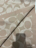 蔻驰（COACH）【品牌直供】男女同款流苏绵羊毛围巾驼色CU807礼物 实拍图
