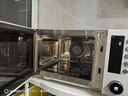 美的（Midea）空气炸微波炉烤箱一体机复古奶油风高颜值无油低脂大功率APP智能变频不锈钢内胆25L（PC23F5W） 实拍图
