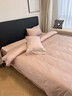 胖东来同款感母婴级A类200支长绒棉四件套花卉刺绣被套全棉轻奢 母婴级A类棉(蜜豆沙) 床单款 1.8m四件套：被套200x230cm 实拍图
