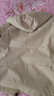 骆驼（CAMEL）薄绒风衣女户外防泼水修身梭织外套 J23CAYL6066 青果绿 M 实拍图
