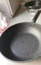 苏泊尔（SUPOR）炒锅 麦饭石色不粘锅平底煎锅无油烟炒菜锅具电磁炉燃气灶通用 新升级 （适用3-5人）直径 32cm 实拍图