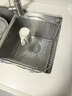 玖都龙厨房水槽沥水篮新款不锈钢洗菜盆沥水架洗碗池碗碟滤水收纳置物架 加密（B5）内径28*29外径32*34 实拍图