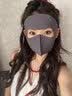 BOOZIER防晒口罩脸基尼玻尿酸防晒面罩夏季骑行遮阳冰丝夏季26新款口罩 深灰色 【玻尿酸保湿润肤】 实拍图