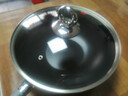 三禾0涂层炒锅无涂层不粘锅钛钢不锈钢电磁炉通用炒菜锅32cmLC32S16 实拍图