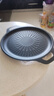 麦饭石烤肉盘家用不粘锅铁板烧韩式烤肉锅电磁炉卡式炉户外烤盘 太阳花烤盘 28cm 实拍图