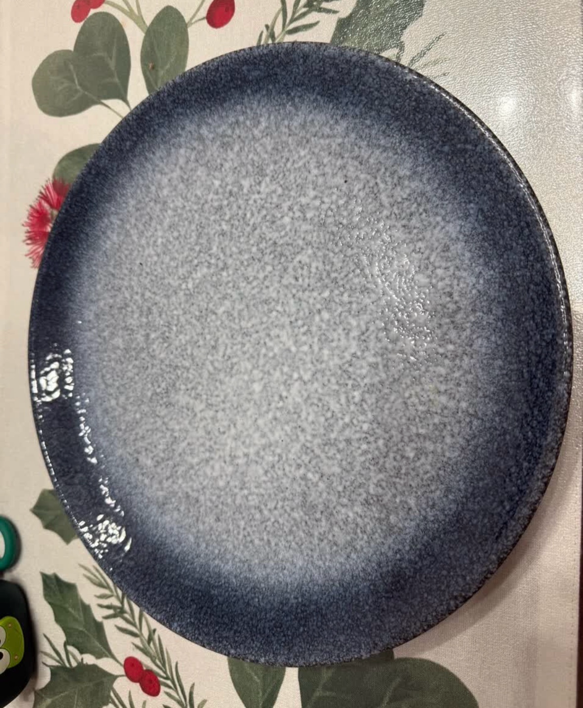 泰鑫兴8英寸 拉面碗斗笠碗泡面碗沙拉碗创意陶瓷餐具 1只装 蓝玉 实拍图