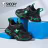 SNOOPY史努比童鞋儿童运动鞋男童减震女童耐磨秋季跑步鞋5069A黑色34 实拍图