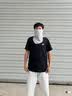 特步（XTEP）防晒面罩骑行冰丝面巾围脖套魔术头巾男女防风尘骑车登山钓鱼装备 【降温隔热/冰丝面罩】浅灰色 均码【80-200斤】 实拍图