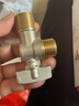 老铜匠（LTJ）燃气热水器球阀 壁挂炉球芯角阀全开大流量全铜冷热4分厨房冷水 实拍图