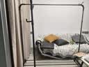 晾衣架落地室内挂衣架卧室凉衣架阳台晒被子单杆 单杆150长*44.5宽*130高 实拍图