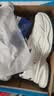 回力官方男鞋夏季新款皮面老爹鞋男女鞋子男运动鞋休闲 白深蓝 42 实拍图
