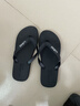 LURAD 人字拖男士夏季时尚沙滩外穿凉拖鞋 黑色 45-46 实拍图