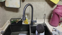 九牧（JOMOO）厨房水龙头冷热双控三功能抽拉水槽洗菜盆抽拉龙头枪灰33178 实拍图