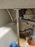 卡贝台下盆支撑架杆厨房水槽托架固托手洗脸盆面盆承重架不锈钢色 实拍图