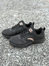 安踏女鞋运动鞋女春夏新款网面透气跑步鞋软底皮面防水休闲鞋黑色女鞋 【店长推荐春季新款-软底女鞋】黑色 37.5 (6.5) 实拍图