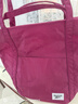 锐步防泼水耐磨手提斜挎包大容量单肩包男女同款休闲旅行包 酒红色 实拍图