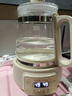 一刻间全玻璃恒温壶婴儿调奶器冲奶恒温水壶家用烧水壶大容量恒温水壶 全玻璃壶身 1.5L +玻璃盖 实拍图