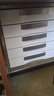 得力（deli）5层带锁手拉办公桌书桌桌面收纳盒文件柜收纳柜抽屉式储物柜资料柜带索引标签试卷学科分类灰色 实拍图