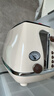 德龙（Delonghi）面包机 复古家用小型吐司机烤面包片 加热解冻三明治早餐多士炉 CTO2003.VBG 奶油白 礼物 实拍图
