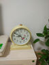 康巴丝（Compas）挂钟古典欧式座钟表复古客厅装饰台钟创意卧室床头时钟石英钟 3020数字木纹 实拍图