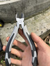 钢丝钳老虎钳子套装省力尖嘴钳斜口钳日式电工钳 6寸德式黑斜嘴钳 实拍图
