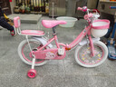 永久儿童自行车3-8岁小孩脚踏单车宝宝中大童女孩公主款童车 升级-白胎折叠】小猫粉+护具礼包 16寸 实拍图