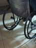 鱼跃(yuwell)轮椅车H051折叠老人轻便旅行手推车钢管免充气胎代步车 实拍图