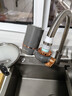 美的（Midea）净水器水龙头过滤器家用自来水滤水器直饮前置过滤器厨房卫生间通用除水垢除余氯双出水可清洗滤芯 一机三芯【两年免换滤芯】 实拍图
