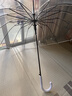 范爷家16骨长柄透明雨伞ins风氛围感拍照神器直杆环保雨伞大号双人伞 实拍图