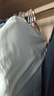 重磅纯棉短袖t恤男高档纯色印花休闲基础款内搭半袖打底衫 白色 XL  140-155斤 实拍图