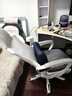 锦汐 电脑椅家用办公椅子靠背人体工学椅学习转椅老板座椅游戏电竞椅 【可后躺】白框灰网 实拍图