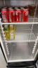 澳柯玛（AUCMA）展示柜冷藏保鲜柜单门立式饮料柜商用冰箱冷柜啤酒柜超市冰柜冷饮陈列柜大容量 229升丨风冷除霜丨1级能效 229SNEH黑色 实拍图