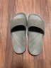 科柔（KENROLL）男女款防滑拖鞋居家浴室厚底宽楦四季凉拖鞋 桦木棕 42-43(265mm) 实拍图