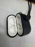 MUJI 耳机壳 适用于AirPods 4 耳机保护套 苹果耳机 apple 分体 带挂绳 深灰色 实拍图