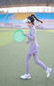 安奈儿童运动鞋男女童羽毛球鞋2026夏季中大童网面厚底耐磨休闲运动 深蓝 【旋转纽扣】 36 实拍图