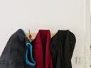 伊思家挂衣架墙上壁挂衣服挂钩挂衣钩进门玄关入户门后口钥匙免打孔实木 原木色【6钩】强力承重实木 实拍图