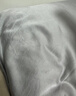 慈云纯色真丝枕巾 100%真丝面料单面丝绸一只装 星河银 48*74cm 实拍图