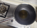 康巴赫炒锅不粘锅316L不锈钢炒菜锅32cm蜂窝平底煎炒锅电磁炉燃气灶通用 实拍图