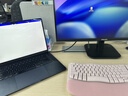 罗技（Logitech）Wave Keys人体工学键盘无线蓝牙办公平板ipad键盘Mac笔记本薄膜98配列键盘家用双模带掌托倾角支架 Wave Keys粉色(带Bolt接收器) 实拍图
