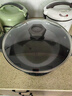 奥克斯（AUX）电炒锅铸铁无涂层一体多功能插电锅炒菜专用物理不粘电热锅大容量炖蒸煮煎电蒸锅家用电锅电火锅 标准款-32CM无笼【推荐3-5人】5L 实拍图