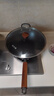 炊大皇铁锅家用无涂层不锈炒锅燃气灶专用炒锅炒菜锅平底锅极铁锅34cm 实拍图