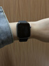 Apple/苹果 【女神节】Watch S11 智能手表GPS款42毫米深空灰色铝金属表壳黑色运动型表带S/M 实拍图