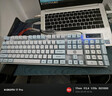 银雕(YINDIAO) K500键盘彩包升级版 机械手感 游戏背光电竞办公 USB外接 全尺寸 白蓝双拼混光有线键盘 实拍图
