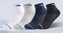 安踏袜子【4双装】运动袜中袜舒适抗菌吸汗透气跑步篮球袜男女 实拍图