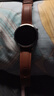 品胜适用华为手表表带Watch5/4/3/GT6/5/Pro/4/3/2真皮表带22mm时尚舒适商务皮革腕带46mm表盘浅棕色 实拍图