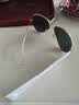 雷朋（RayBan）飞行员系列太阳镜男女款墨镜时尚开车出行眼镜0RB3025 001 金色镜框绿色镜片 尺寸62 实拍图