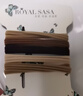 Royal sasa皇家莎莎发饰基础款8根皮筋扎头发圈网红头绳高弹力简约头饰 实拍图