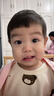 全棉时代婴儿隔汗巾纱布吸汗儿童宝宝开学幼儿园纯棉垫背小熊小鹿小猫3条 实拍图