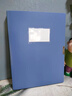 得力（deli）10只35mmA4加厚PP粘扣文件盒/档案盒 试卷收纳 财会用品  27035蓝色得力办公好物 实拍图